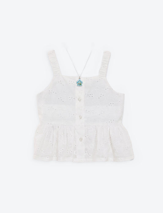 BLUSA NIÑA REF 3626 | BLANCO