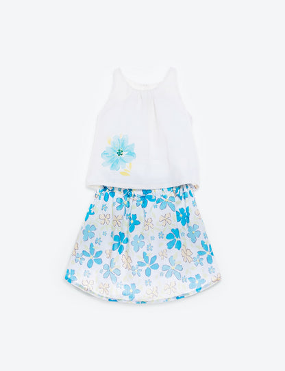 CONJUNTO NIÑA REF 48438 | BLANCO