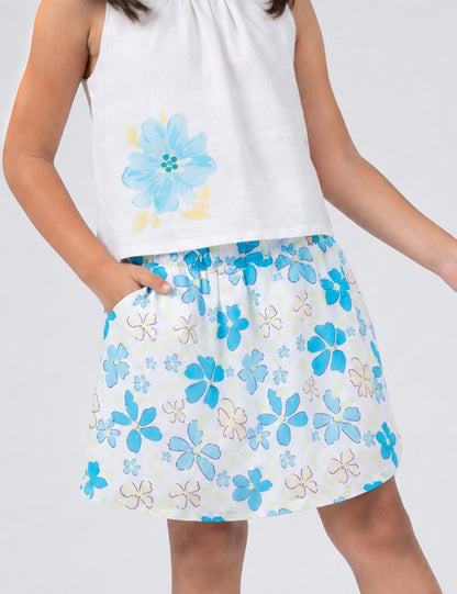CONJUNTO NIÑA REF 48438 | BLANCO