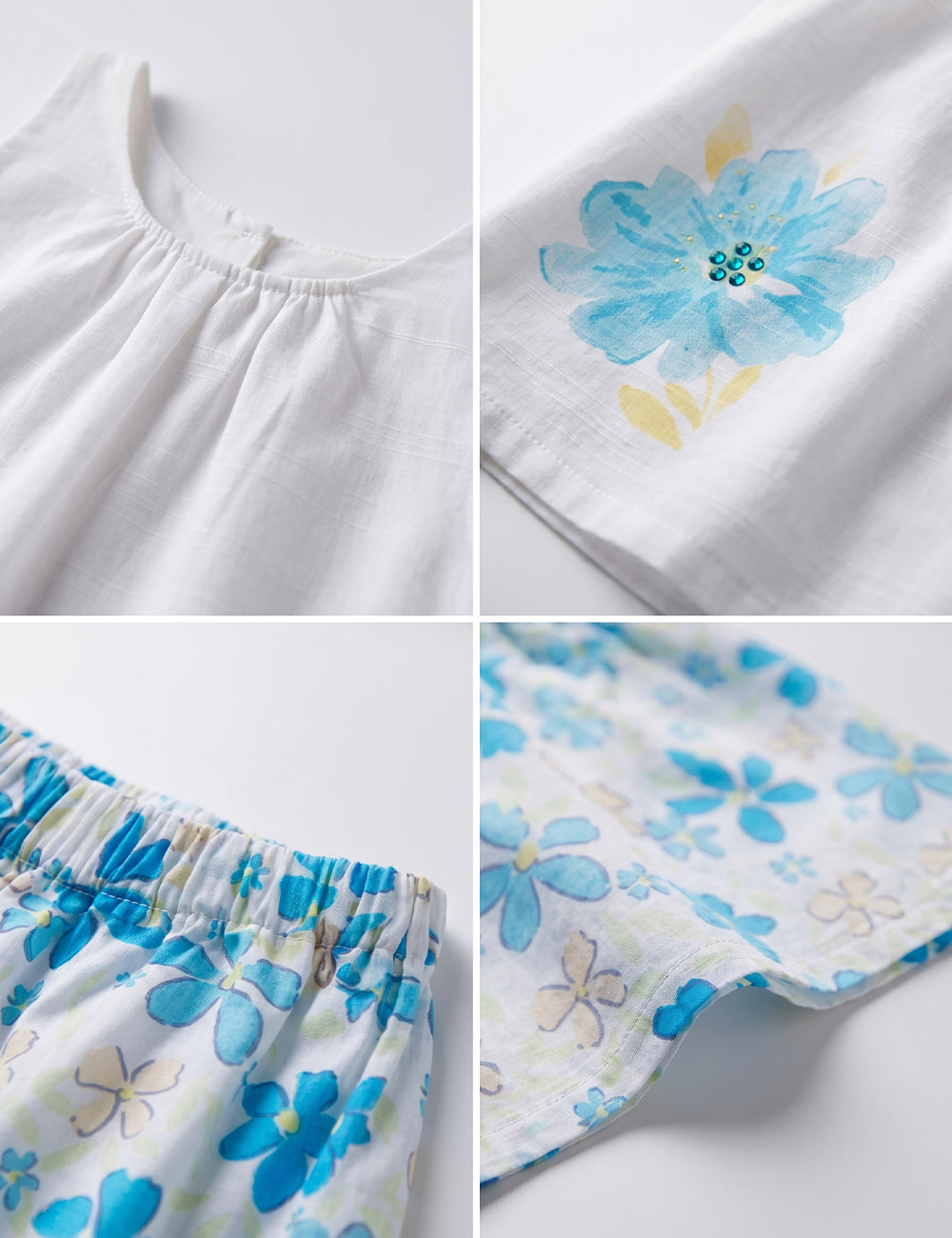 CONJUNTO NIÑA REF 48438 | BLANCO