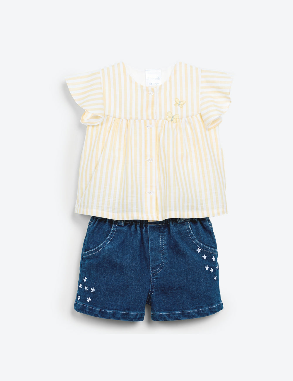 CONJUNTO BEBÉ REF 7196 | AMARILLO