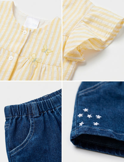 CONJUNTO BEBÉ REF 7196 | AMARILLO