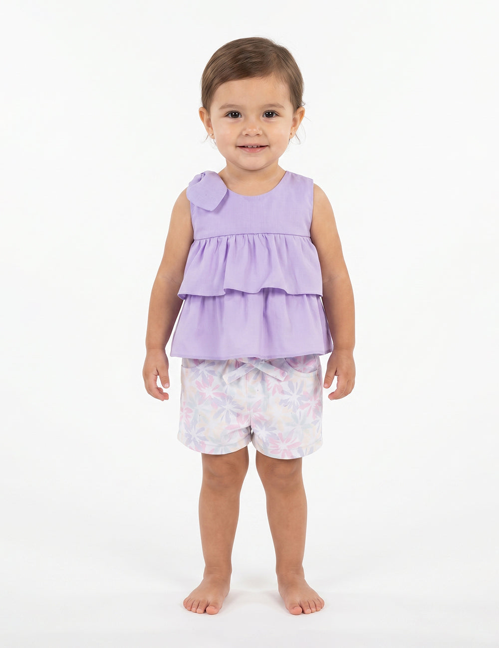 CONJUNTO BEBÉ REF 7198 | LILA