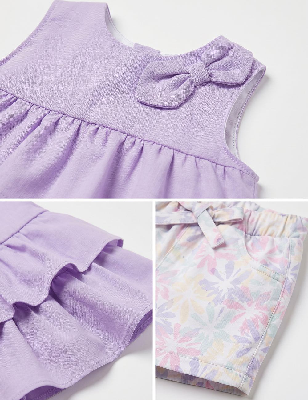 CONJUNTO BEBÉ REF 7198 | LILA