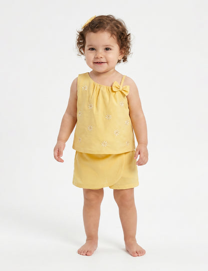 CONJUNTO BEBÉ REF 7210 | AMARILLO