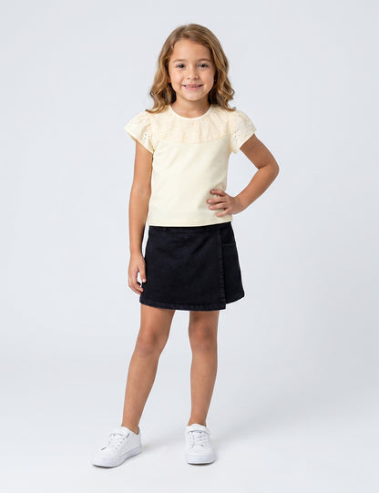FALDA NIÑA REF 45076 | NEGRO