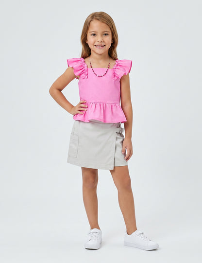 FALDA NIÑA REF 45080 | BLANCO