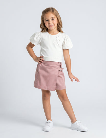 FALDA NIÑA REF 45080 | CAQUI