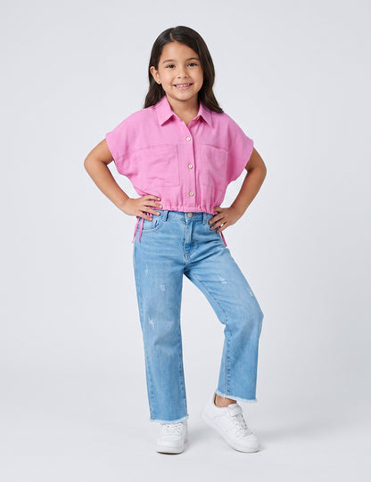 PANTALON NIÑA REF 42271 | INDIGO