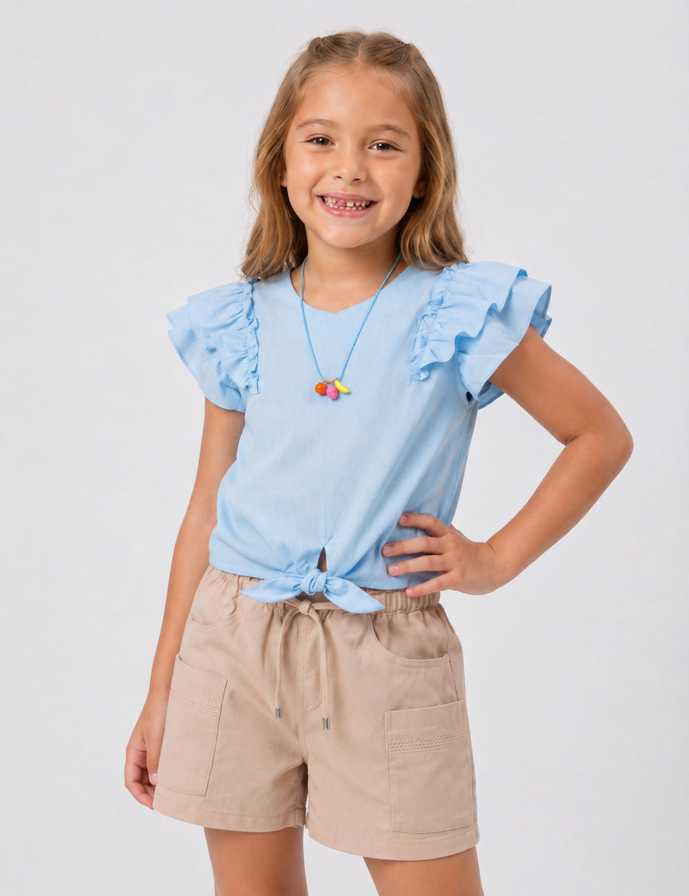 PANTALÓN NIÑA REF 42305 | BEIGE