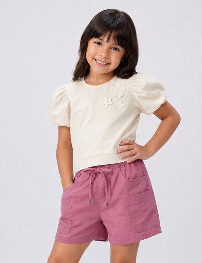 PANTALÓN NIÑA REF 42305 | PALO ROSA
