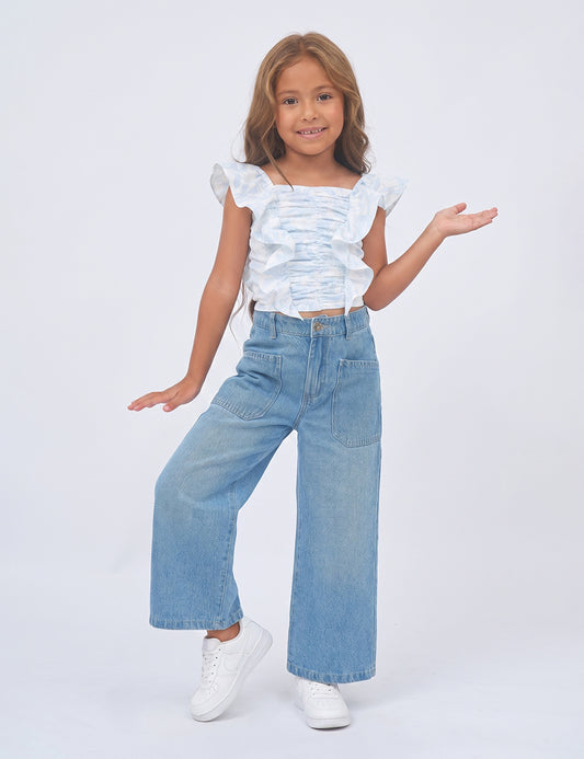 PANTALON NIÑA REF 42310 | STON CLARO