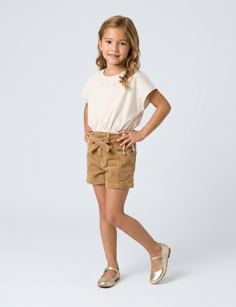 PANTALÓN NIÑA REF 42334 | CAQUI