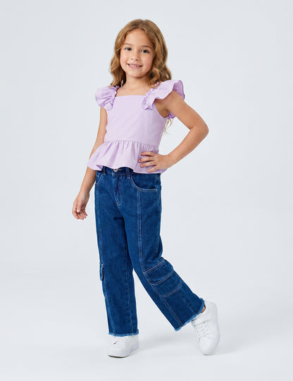 PANTALÓN NIÑA REF 42340 | STON CLARO