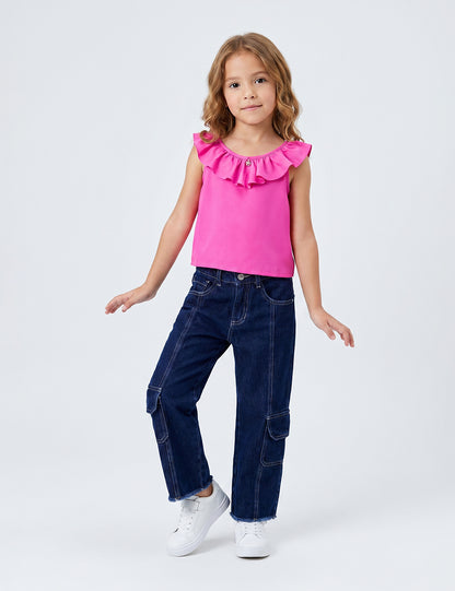 PANTALÓN NIÑA REF 42340 | STON OSCURO