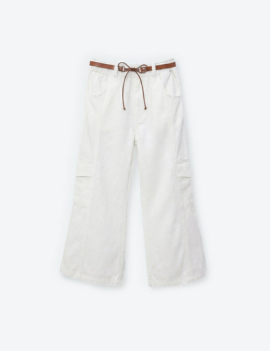 PANTALÓN NIÑA REF 42345 | BLANCO