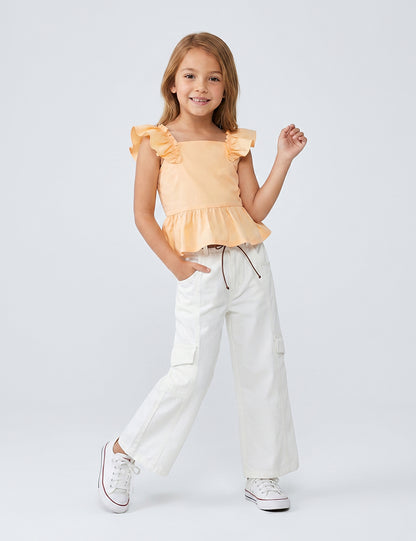 PANTALÓN NIÑA REF 42345 | BLANCO