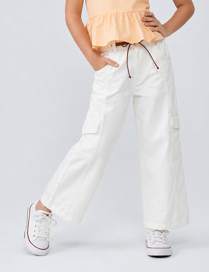 PANTALÓN NIÑA REF 42345 | BLANCO