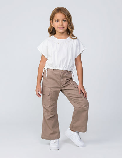 PANTALÓN NIÑA REF 42346 | CAFÉ