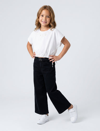 PANTALÓN NIÑA REF 42347 | NEGRO