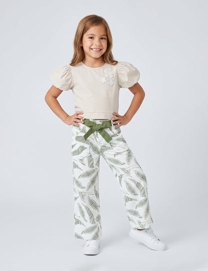 PANTALÓN NIÑA REF 42367 | VERDE