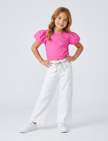 PANTALÓN NIÑA REF 42372 | BLANCO