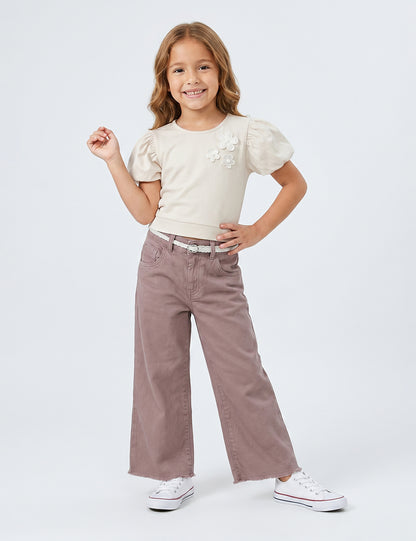 PANTALÓN NIÑA REF 42376 | CAQUI