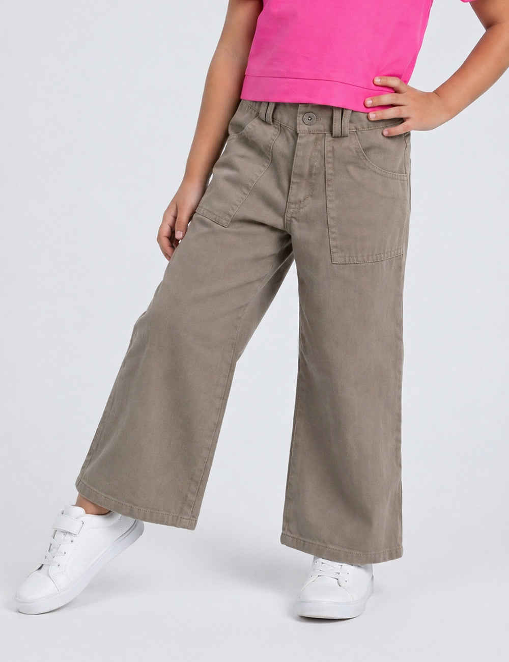 PANTALÓN NIÑA REF 42381 | CAQUI