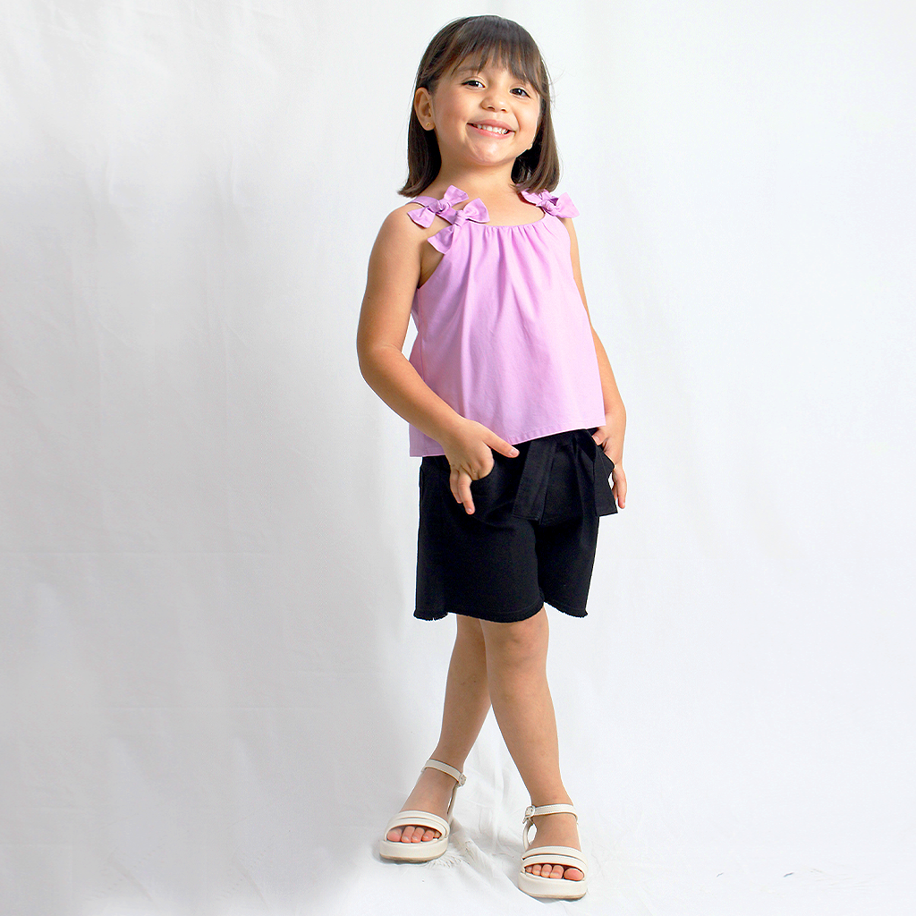 Blusa moños niña