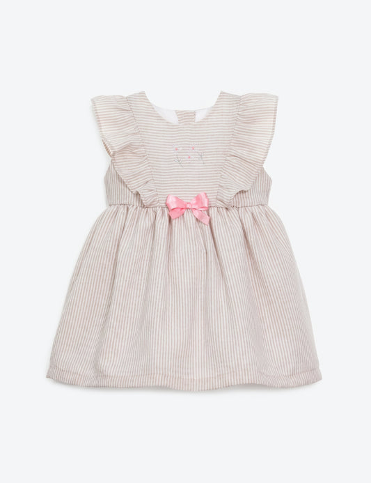 VESTIDO BEBÉ REF 1186 | CAQUI