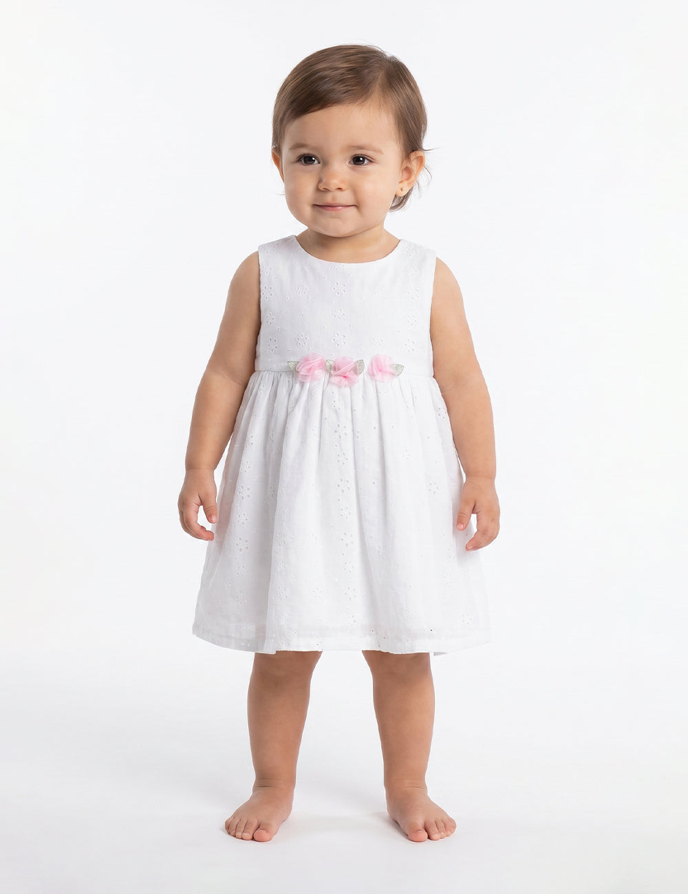 VESTIDO BEBÉ REF 1200 | BLANCO