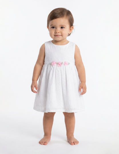 VESTIDO BEBÉ REF 1200 | BLANCO
