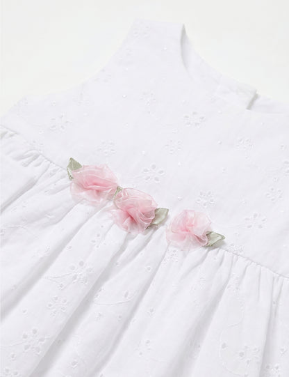 VESTIDO BEBÉ REF 1200 | BLANCO