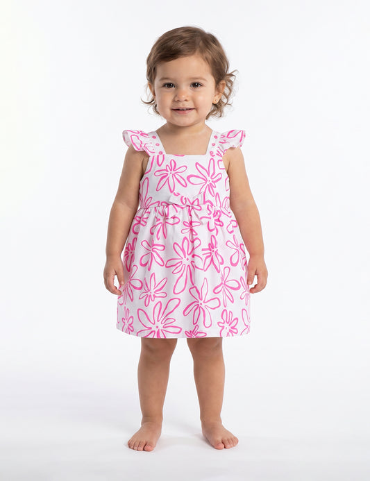 VESTIDO BEBÉ REF 1205 | FUCSIA