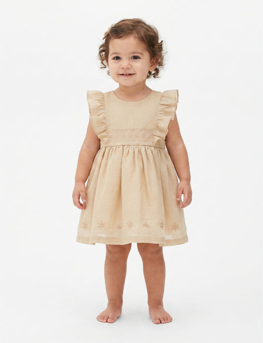 VESTIDO BEBÉ REF 1208 | AMARILLO