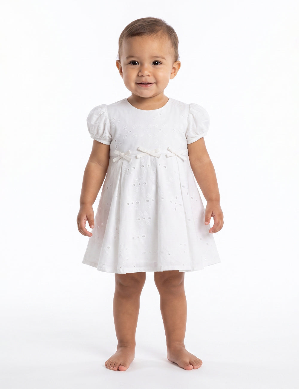 VESTIDO BEBÉ REF 1226 | BLANCO