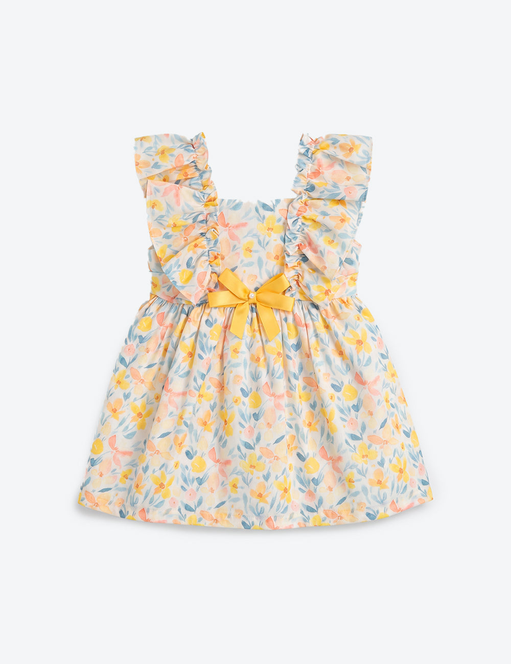 VESTIDO BEBÉ REF 1231 | AMARILLO