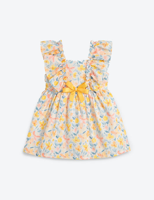 VESTIDO BEBÉ REF 1231 | AMARILLO