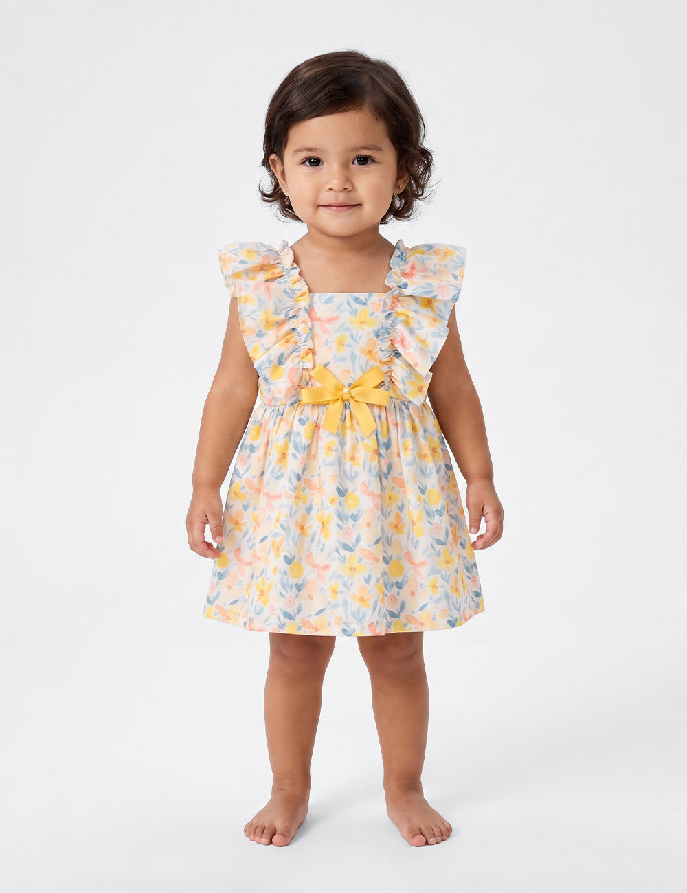 VESTIDO BEBÉ REF 1231 | AMARILLO