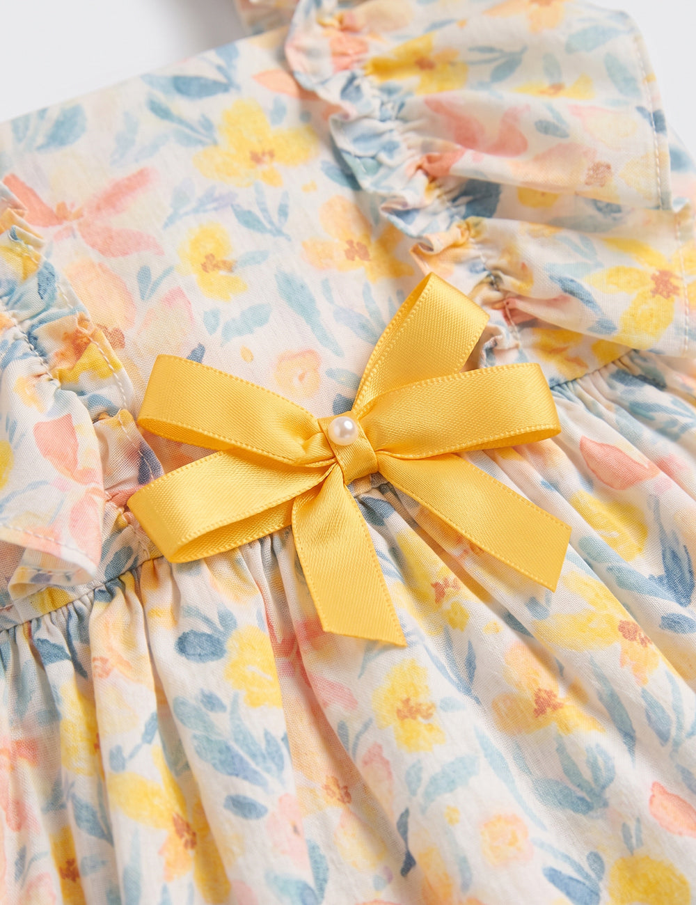 VESTIDO BEBÉ REF 1231 | AMARILLO