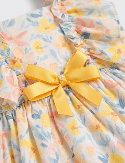 VESTIDO BEBÉ REF 1231 | AMARILLO