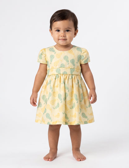 VESTIDO BEBÉ REF 1233 | AMARILLO