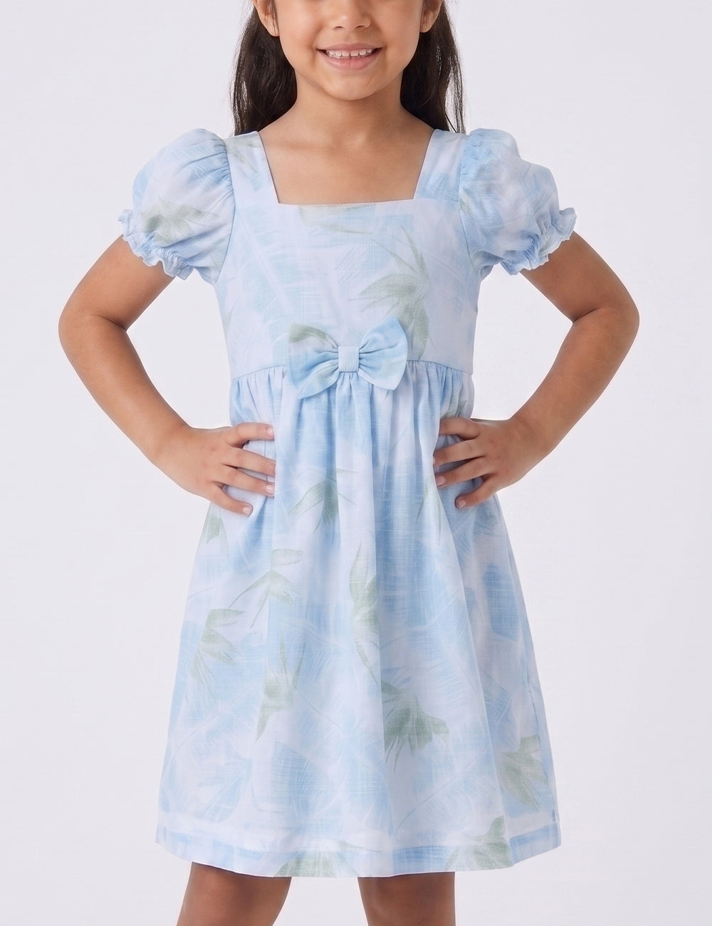 VESTIDO NIÑA REF 5287 | CELESTE