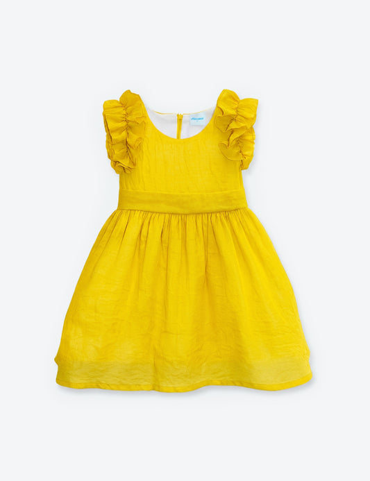 VESTIDO NIÑA REF 5291 | AMARILLO