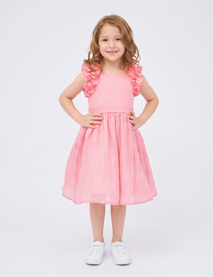 VESTIDO NIÑA REF 5291 | CORAL