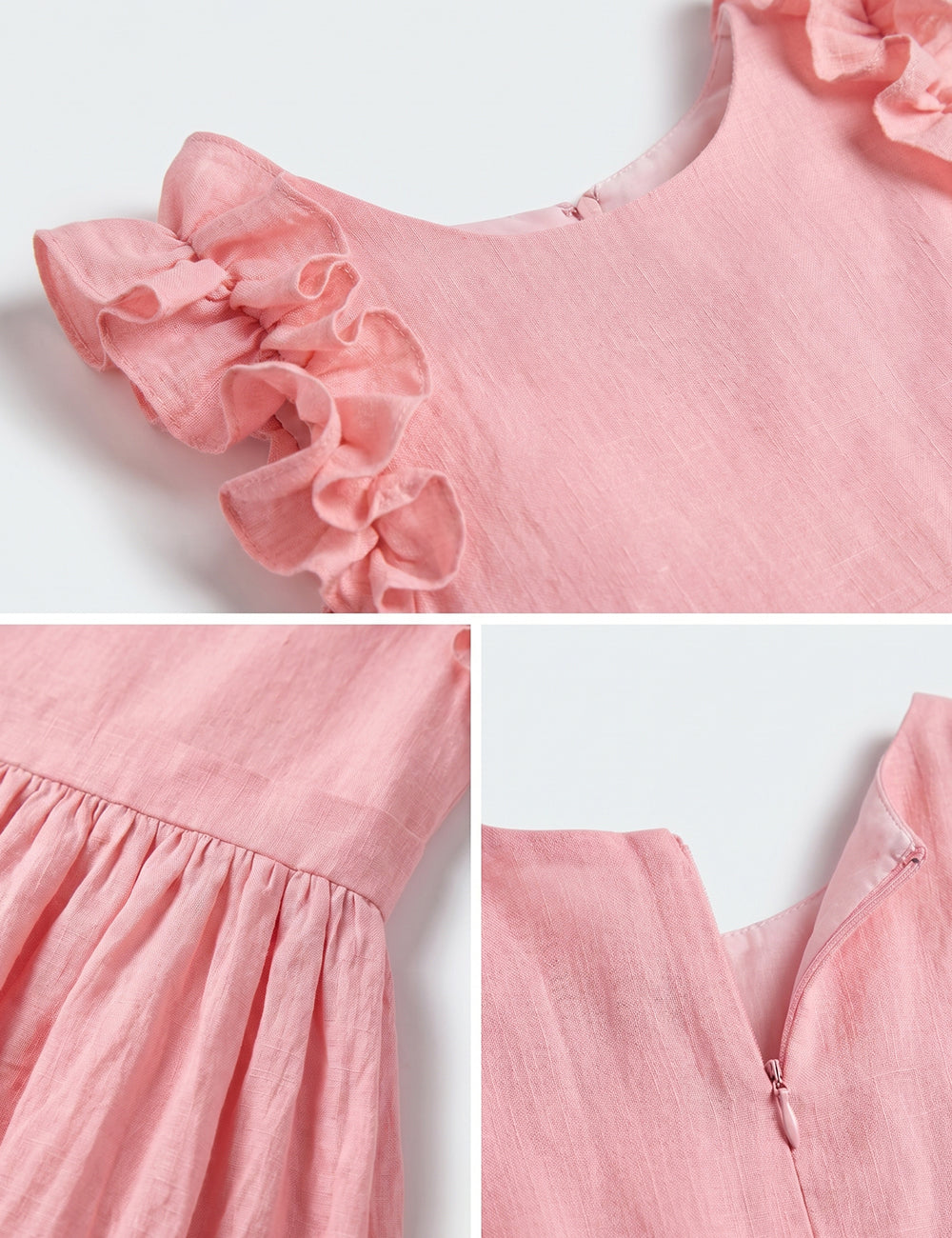 VESTIDO NIÑA REF 5291 | CORAL