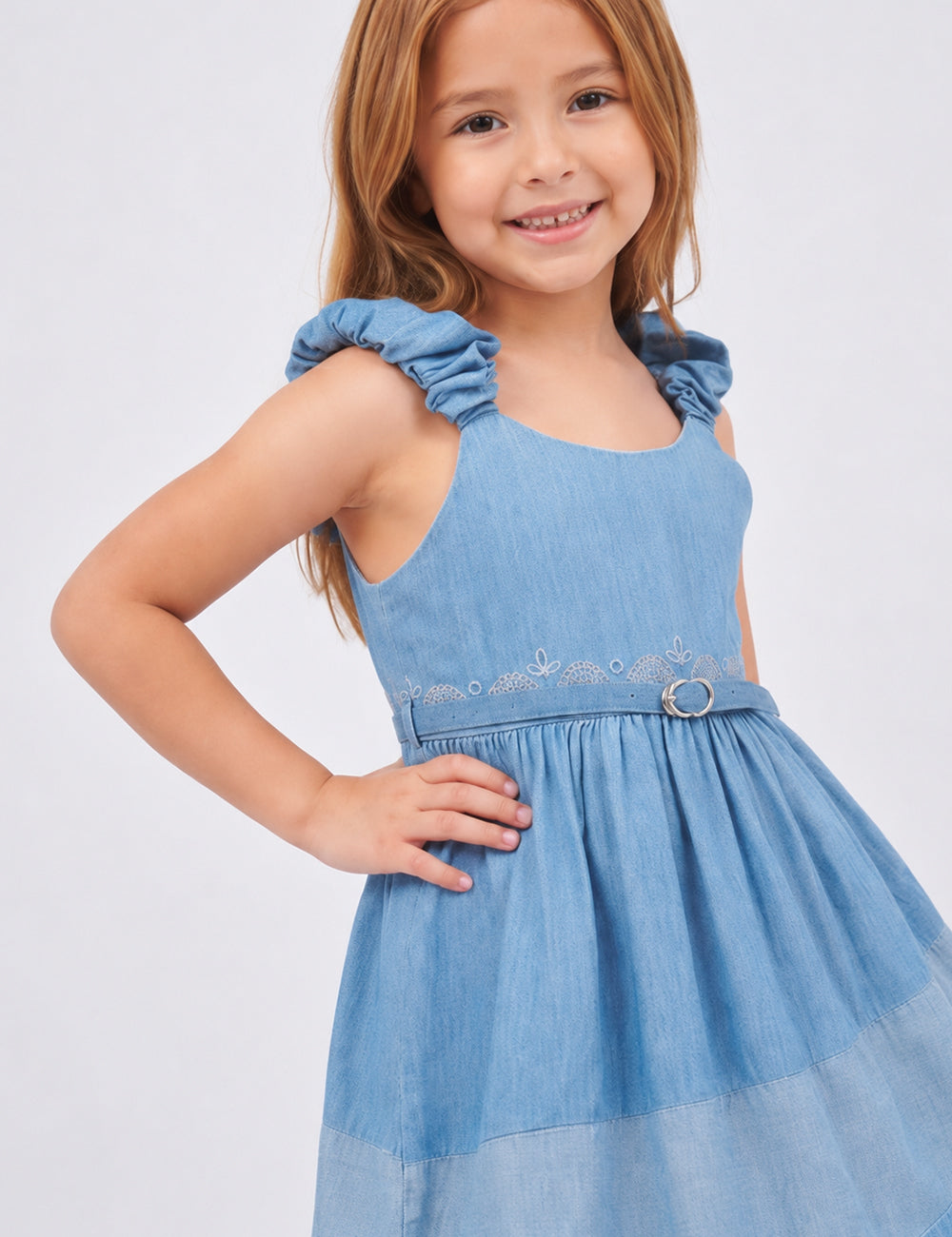 VESTIDO NIÑA REF 5299 | STON CLARO