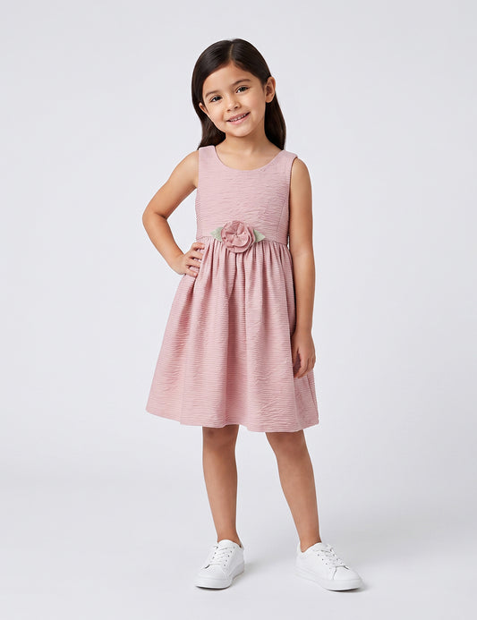 VESTIDO NIÑA REF 5301 | PALO ROSA