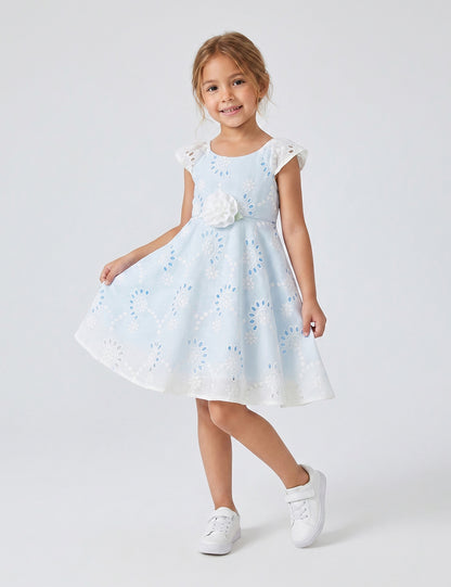VESTIDO NIÑA REF 5302 | CELESTE