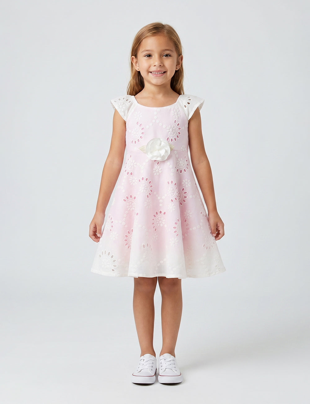 VESTIDO NIÑA REF 5302 | ROSADO